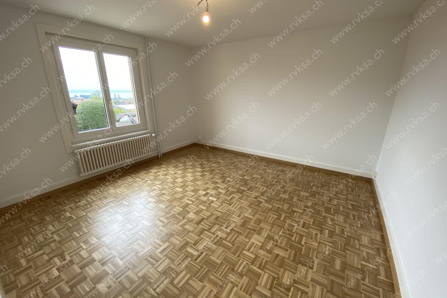 Appartement de 3 pièces, 61 m2, à Bevaix - Chambre N°1 