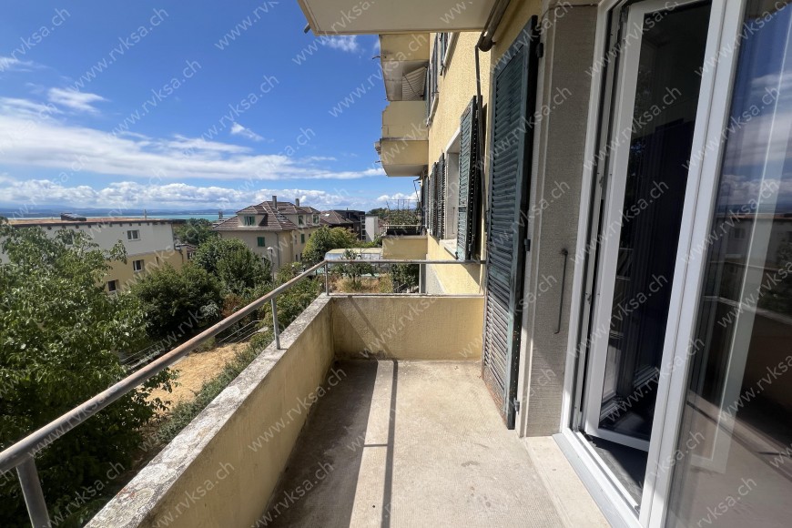 Appartement de 3 pièces, 70 m2, à Neuchâtel - Balcon - terrasse 