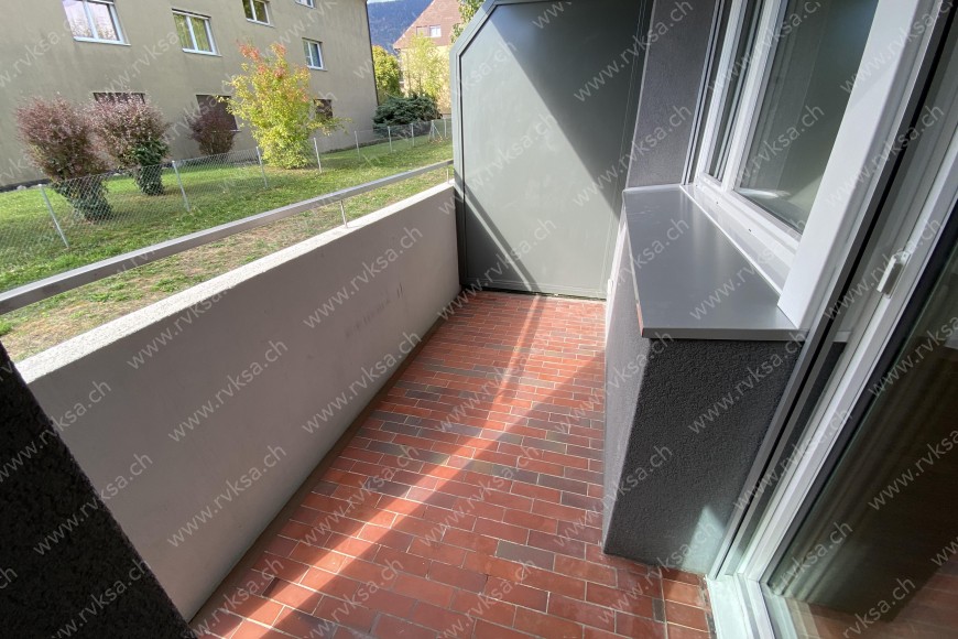 Appartement de 3.5 pièces, 65 m2, à Boudry - Balcon - terrasse 