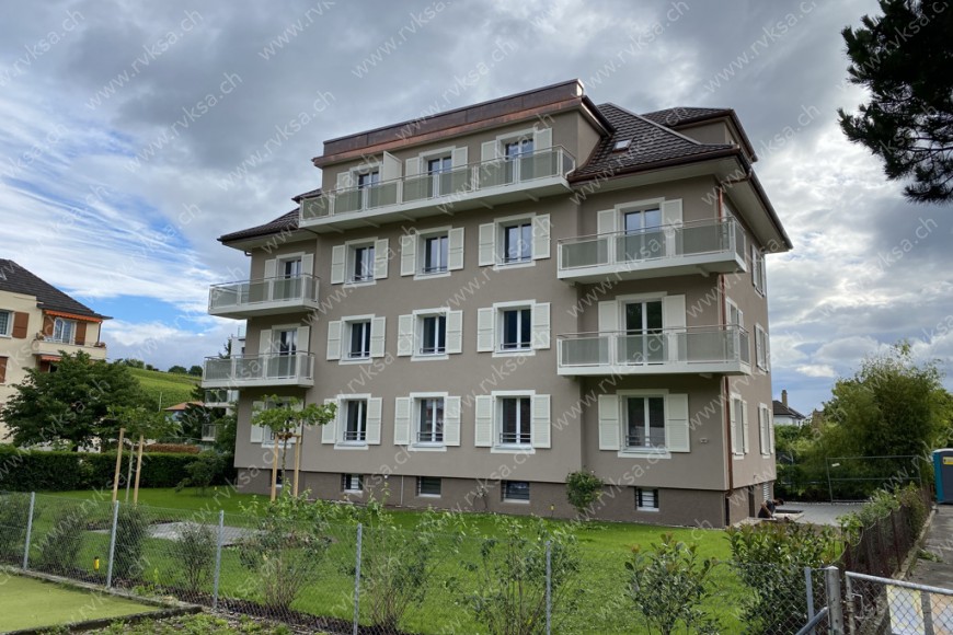 Appartement de 3 pièces, 63.3 m2, à Boudry Bâtiment Appartement de 3 pièces, 63.3 m2, à Boudry