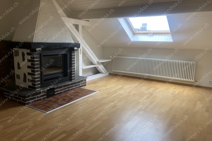 Appartement de 2 pièces, 45 m2, à Bevaix - Séjour 