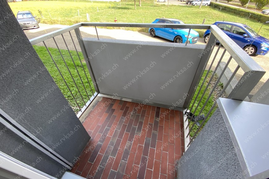 Appartement de 3.5 pièces, 65 m2, à Boudry - Balcon - terrasse 