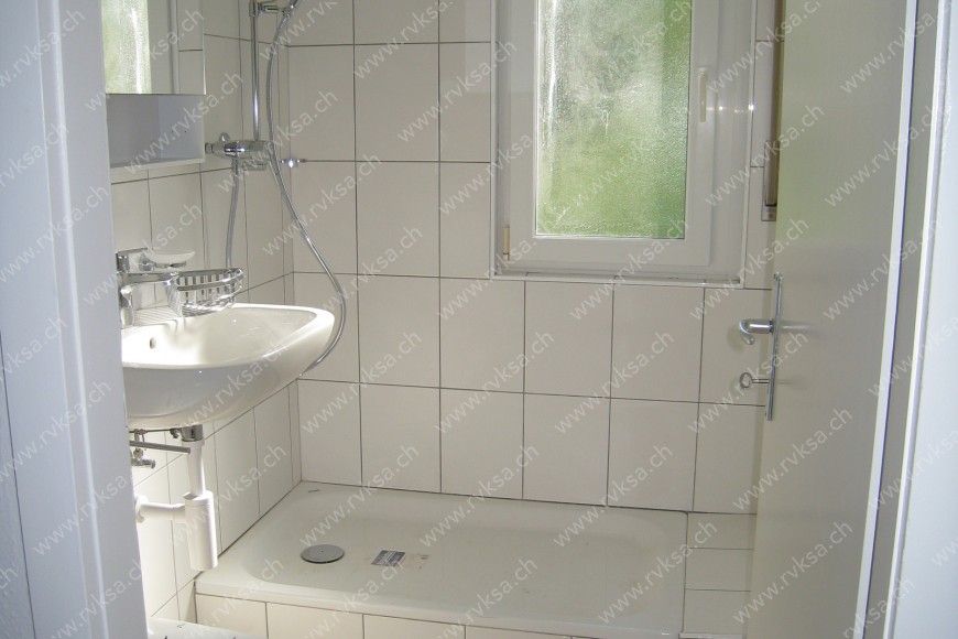 Appartement de 1 pièce, 25 m2, à Cortaillod - Salle de bain 