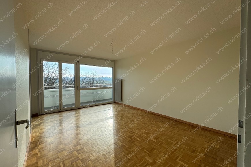 Appartement de 4 pièces, 74 m2, à Cornaux - Séjour 