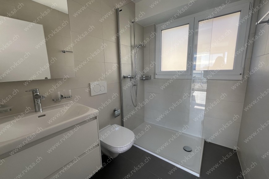 Appartement de 2 pièces, 32.8 m2, à Neuchâtel Appartement de 2 pièces, 32.8 m2, à Neuchâtel - Salle de bain