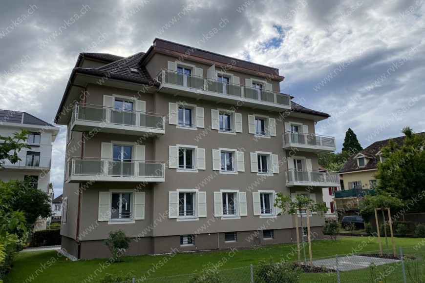 Appartement de 3 pièces, 63.3 m2, à Boudry Bâtiment Appartement de 3 pièces, 63.3 m2, à Boudry