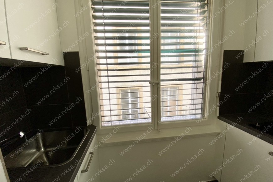 Appartement de 1 pièce, 19 m2, à Neuchâtel - Cuisine 