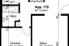 Appartement de 3 pièces, 73 m2, à Les Geneveys-sur-Coffrane - Plan objet locatif 