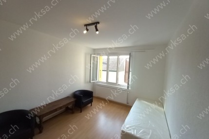 Appartement de 1.5 pièces, 20 m2, à Neuchâtel - Chambre N°1 